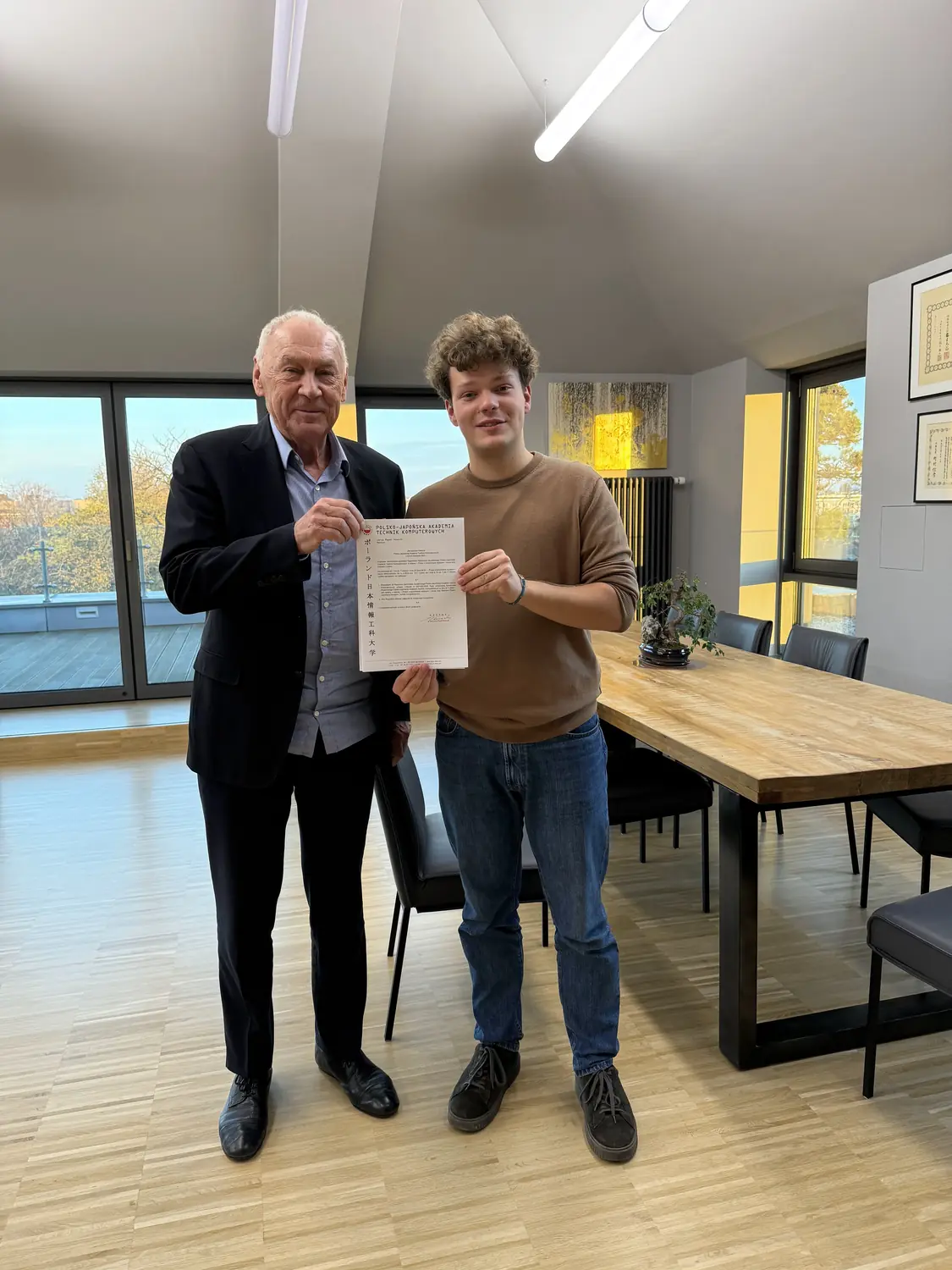 Przekazanie podpisanego regulaminu Samorządu Studenckiego PJATK